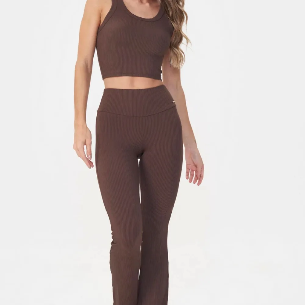 Calca Flare Comfort Rib